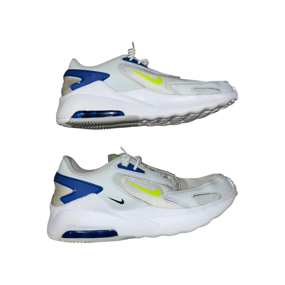 Nike Air Max Bolt GS Pure Platinum Royal Volt Size 5Y CW1626-004 Running Shoes